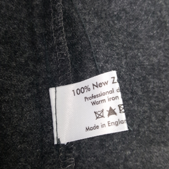 ESKANDAR Wool Wide Leg Pants Elastic Drawstring - Picture 7 of 8